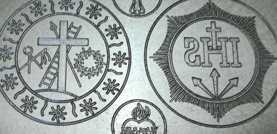 Traditional design on a wafer