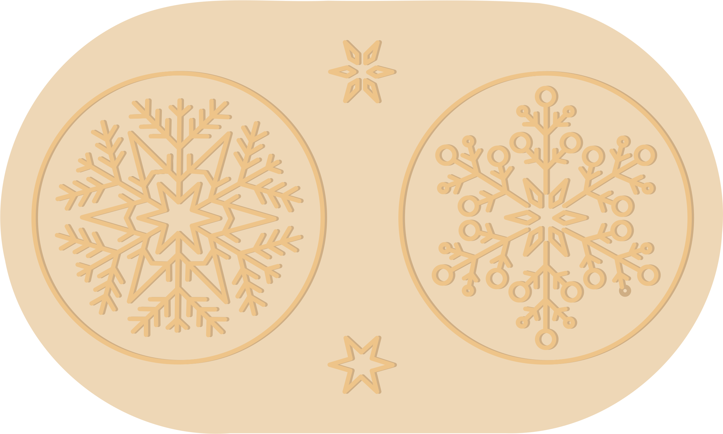 Wafee - snowflake design